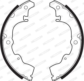 Ferodo FSB205 - Brake Shoe Set www.autospares.lv