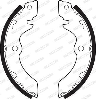 Ferodo FSB230 - Brake Shoe Set www.autospares.lv