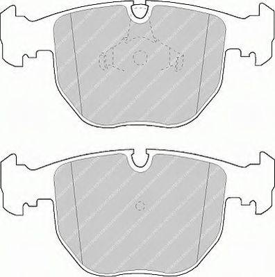 Ferodo FSL997 - Bremžu uzliku kompl., Disku bremzes www.autospares.lv