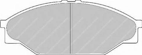 Ferodo FSL949 - Brake Pad Set, disc brake www.autospares.lv