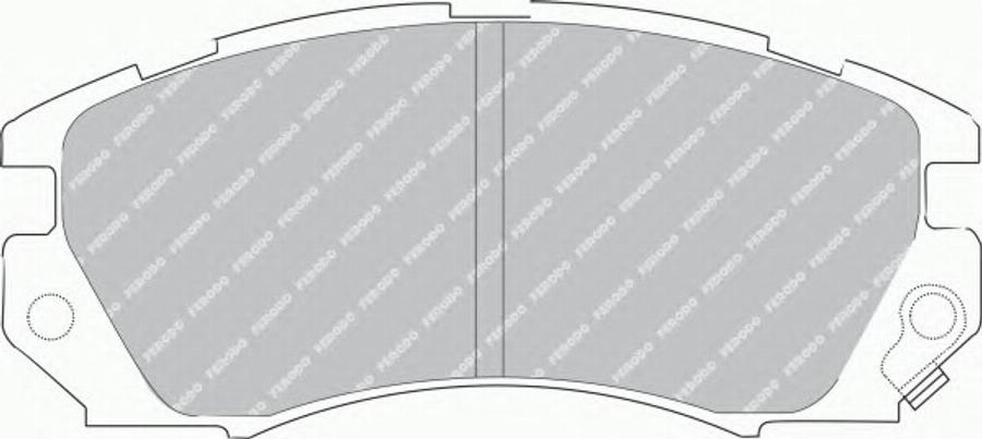 Ferodo FSL948 - Brake Pad Set, disc brake www.autospares.lv