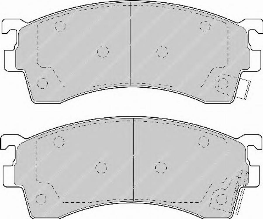 Ferodo FSL950 - Brake Pad Set, disc brake www.autospares.lv