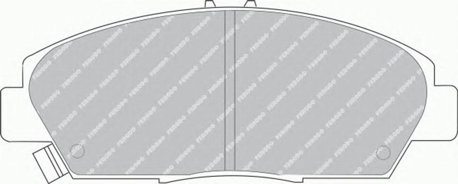 Ferodo FSL904 - Brake Pad Set, disc brake www.autospares.lv