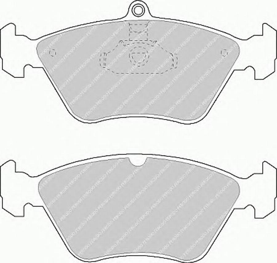 Ferodo FSL901 - Bremžu uzliku kompl., Disku bremzes www.autospares.lv