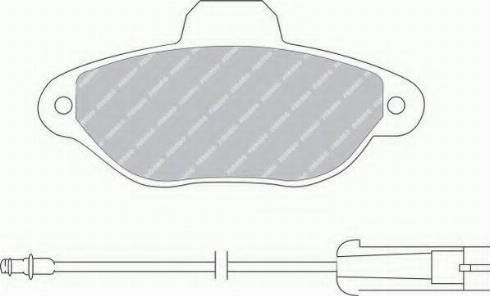 Ferodo FSL925 - Brake Pad Set, disc brake www.autospares.lv