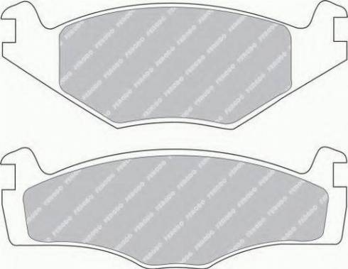 Ferodo FSL419 - Brake Pad Set, disc brake www.autospares.lv