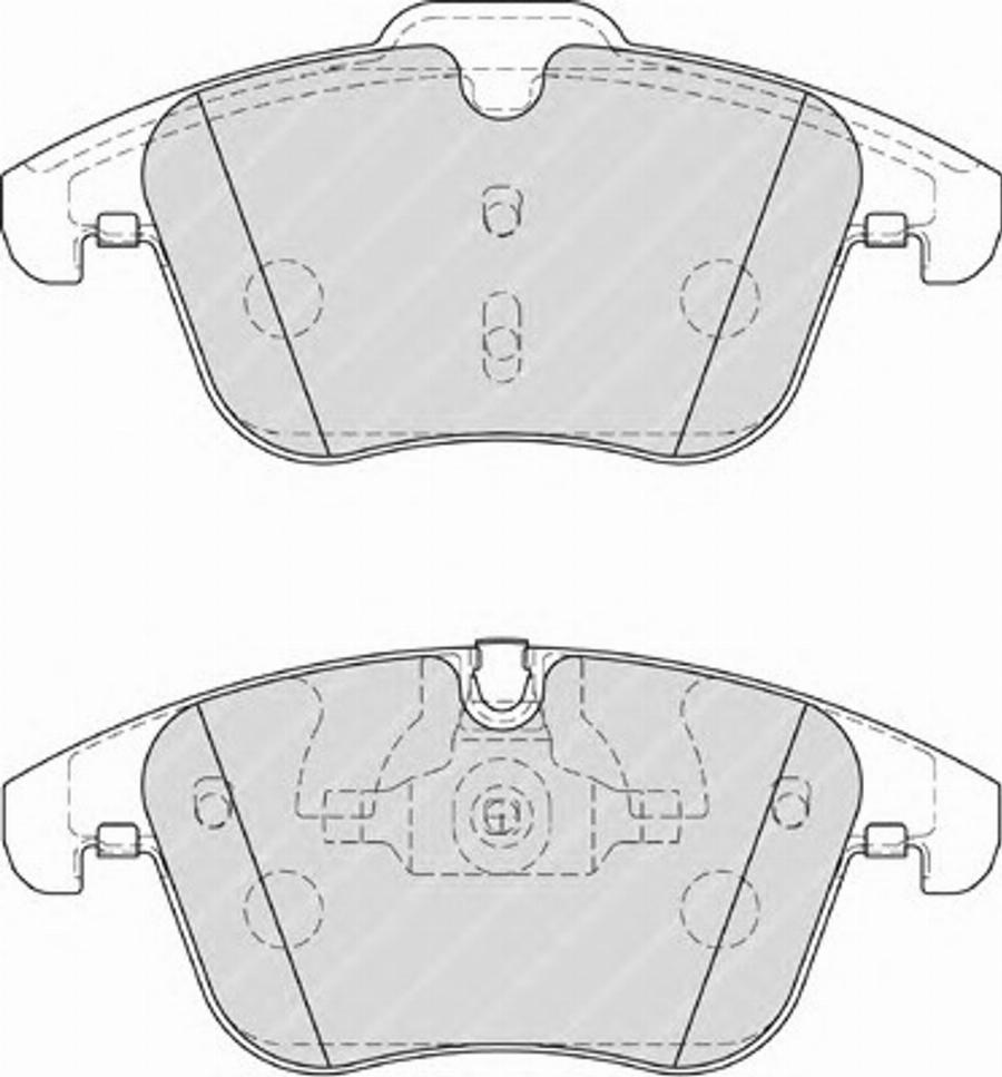 Ferodo FSL4107 - Bremžu uzliku kompl., Disku bremzes www.autospares.lv