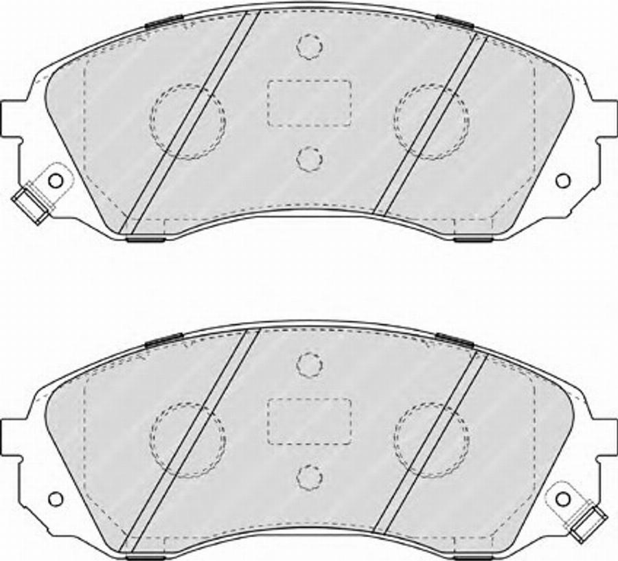 Ferodo FSL4113 - Bremžu uzliku kompl., Disku bremzes www.autospares.lv