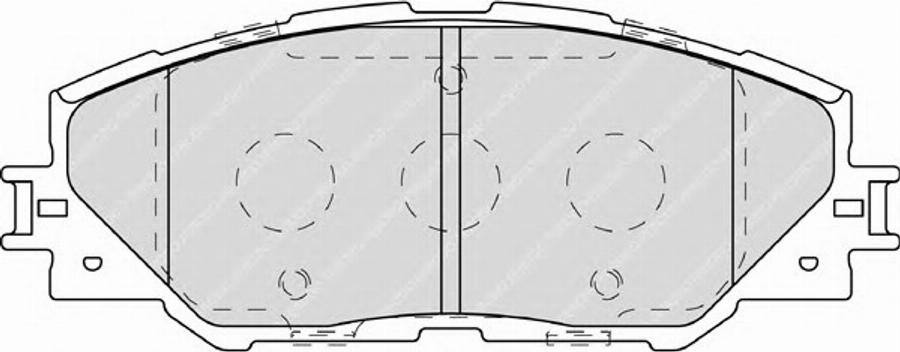 Ferodo FSL4136 - Bremžu uzliku kompl., Disku bremzes www.autospares.lv