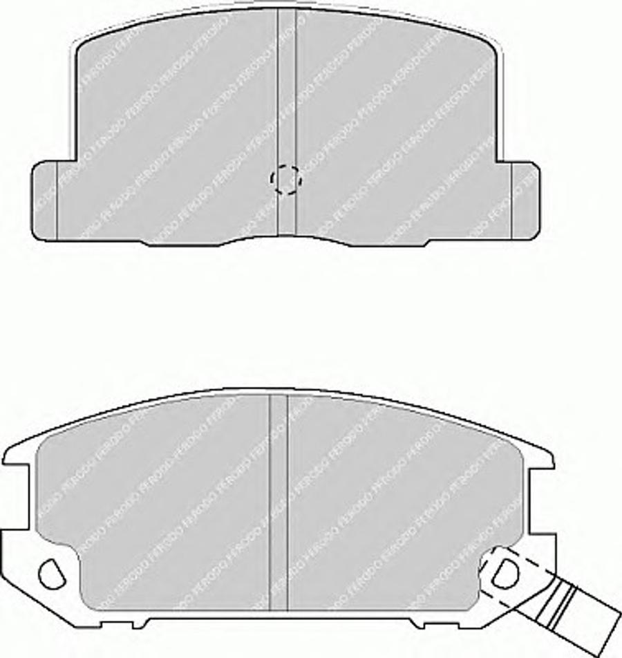 Ferodo FSL470 - Bremžu uzliku kompl., Disku bremzes www.autospares.lv