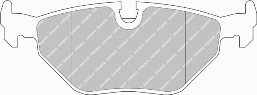 Ferodo FSL578 - Brake Pad Set, disc brake www.autospares.lv