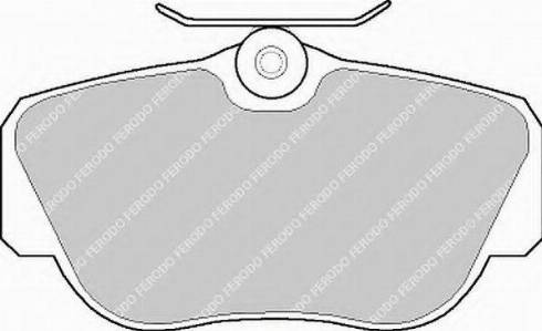 Ferodo FSL669 - Brake Pad Set, disc brake www.autospares.lv