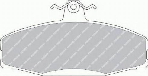 Ferodo FSL610 - Brake Pad Set, disc brake www.autospares.lv