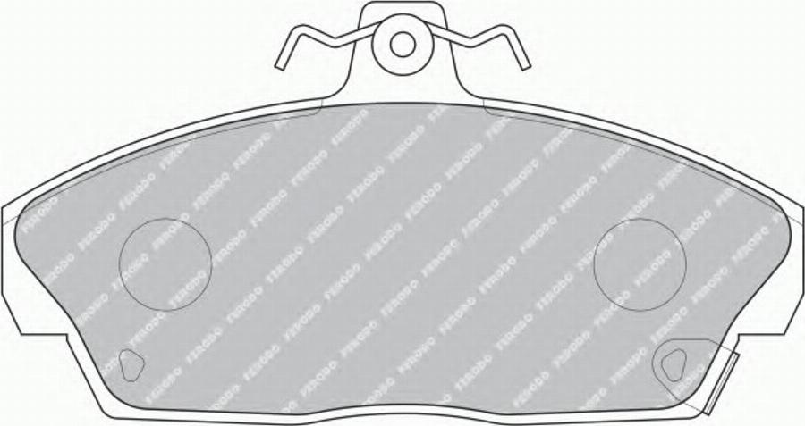 Ferodo FSL613 - Brake Pad Set, disc brake www.autospares.lv