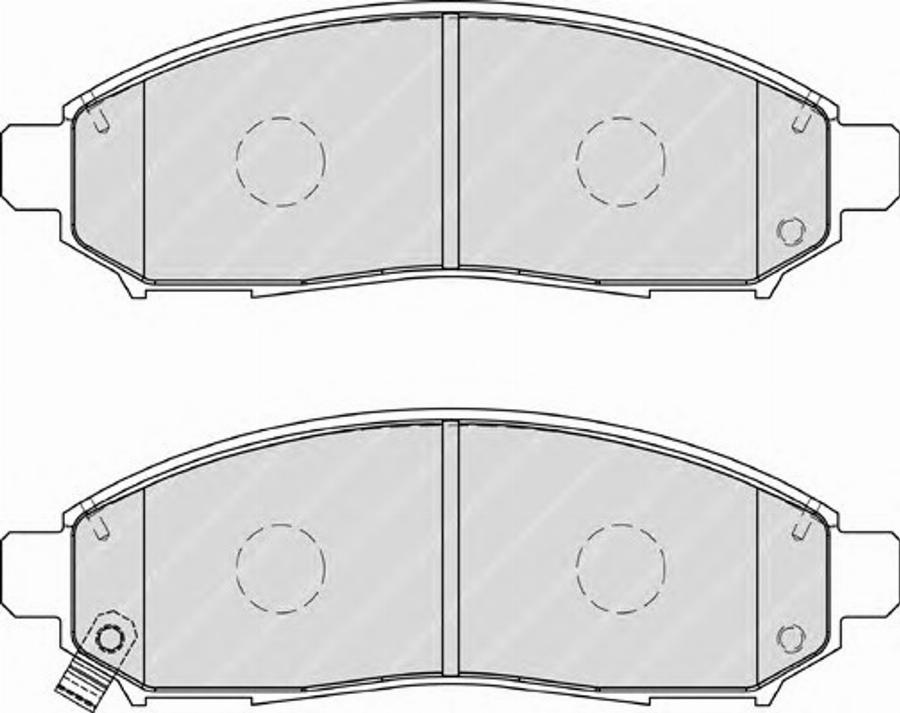 Ferodo FSL1997 - Bremžu uzliku kompl., Disku bremzes www.autospares.lv