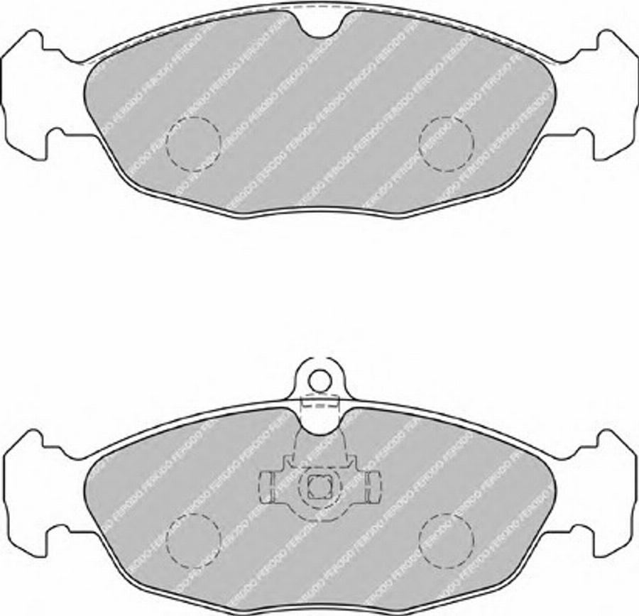 Ferodo FSL1903 - Brake Pad Set, disc brake www.autospares.lv