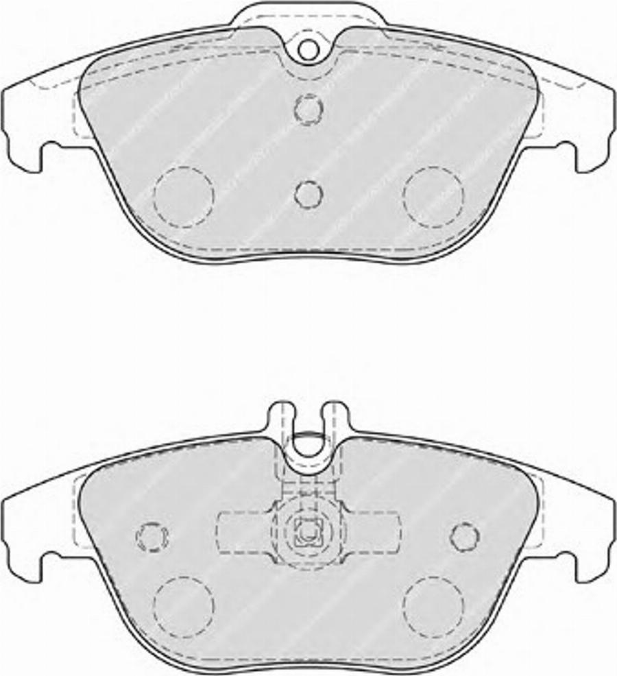 Ferodo FSL1980 - Bremžu uzliku kompl., Disku bremzes www.autospares.lv