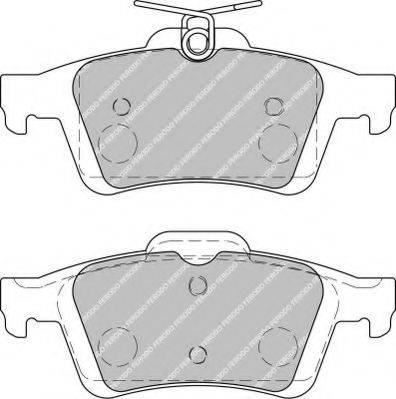 Ferodo FSL1931 - Тормозные колодки, дисковые, комплект www.autospares.lv