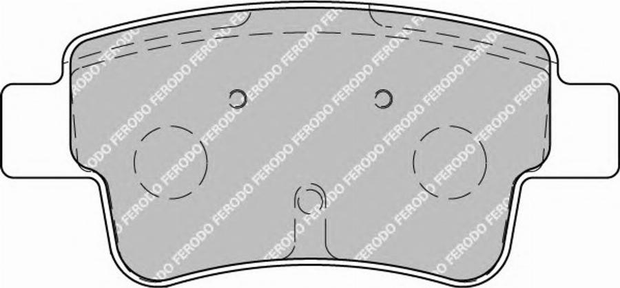 Ferodo FSL1922 - Bremžu uzliku kompl., Disku bremzes www.autospares.lv