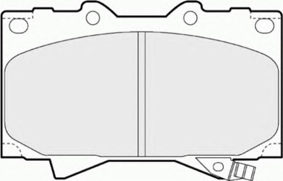 Ferodo FSL1456 - Brake Pad Set, disc brake www.autospares.lv