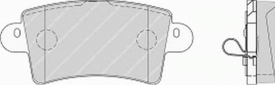 Ferodo FSL1453 - Brake Pad Set, disc brake www.autospares.lv