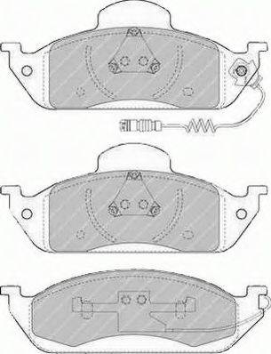 Ferodo FSL1400 - Bremžu uzliku kompl., Disku bremzes www.autospares.lv