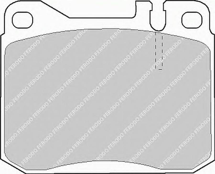 Ferodo FSL143 - Bremžu uzliku kompl., Disku bremzes www.autospares.lv