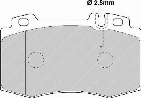 Ferodo FSL1426 - Bremžu uzliku kompl., Disku bremzes www.autospares.lv