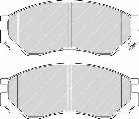 Ferodo FSL1422 - Тормозные колодки, дисковые, комплект www.autospares.lv