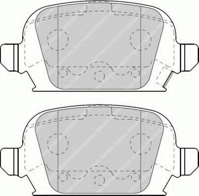 Ferodo FSL1472 - Bremžu uzliku kompl., Disku bremzes www.autospares.lv