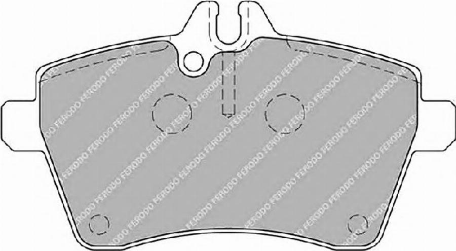 Ferodo FSL1593 - Bremžu uzliku kompl., Disku bremzes www.autospares.lv