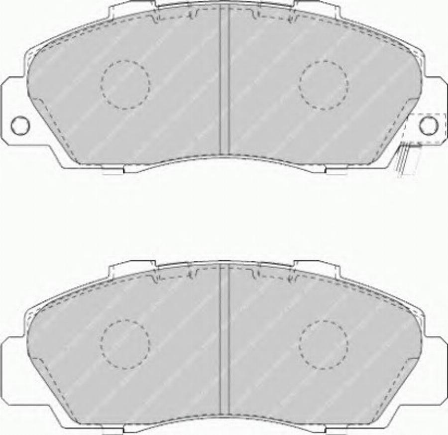 Ferodo FSL1505 - Brake Pad Set, disc brake www.autospares.lv