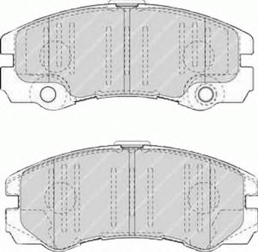 Ferodo FSL1511 - Bremžu uzliku kompl., Disku bremzes www.autospares.lv