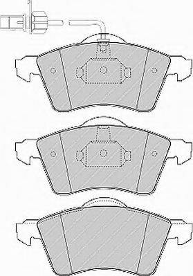 Ferodo FSL1518 - Bremžu uzliku kompl., Disku bremzes www.autospares.lv