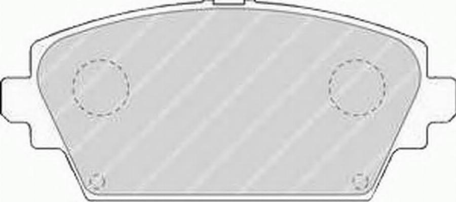 Ferodo FSL1580 - Brake Pad Set, disc brake www.autospares.lv