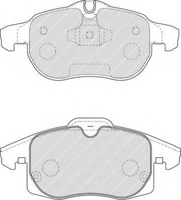 Ferodo FSL1520 - Brake Pad Set, disc brake www.autospares.lv