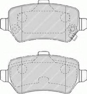 Ferodo FSL1521 - Brake Pad Set, disc brake www.autospares.lv