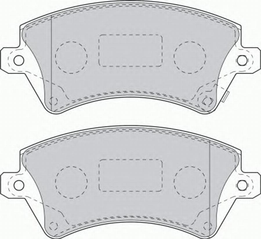 Ferodo FSL1573 - Bremžu uzliku kompl., Disku bremzes www.autospares.lv