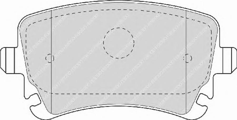 Ferodo FSL1655 - Brake Pad Set, disc brake www.autospares.lv