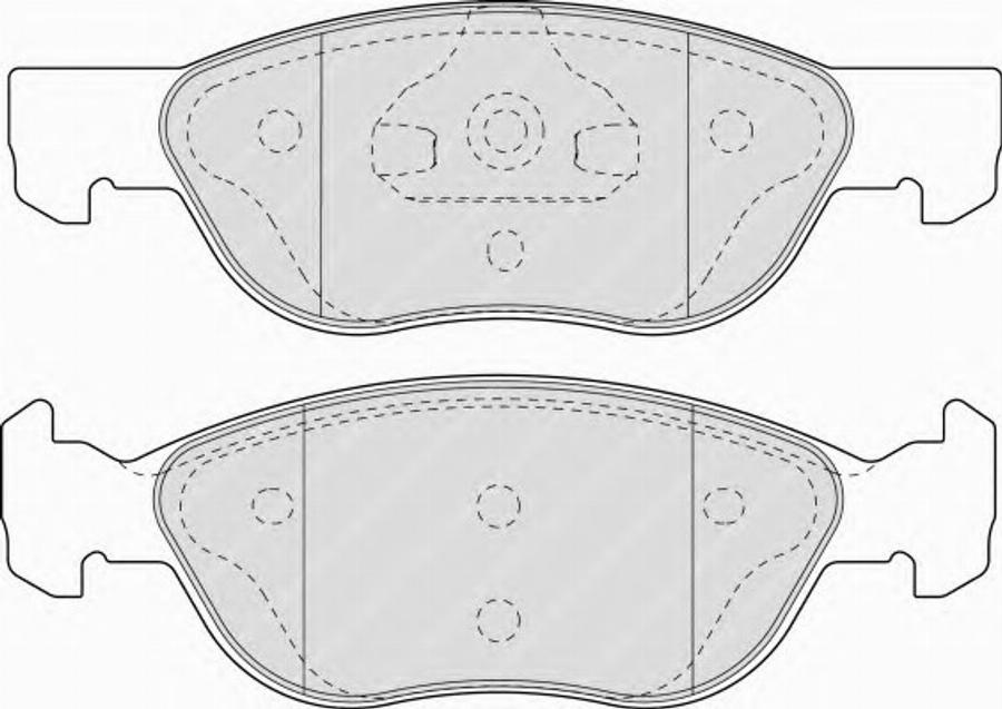 Ferodo FSL1651 - Bremžu uzliku kompl., Disku bremzes www.autospares.lv