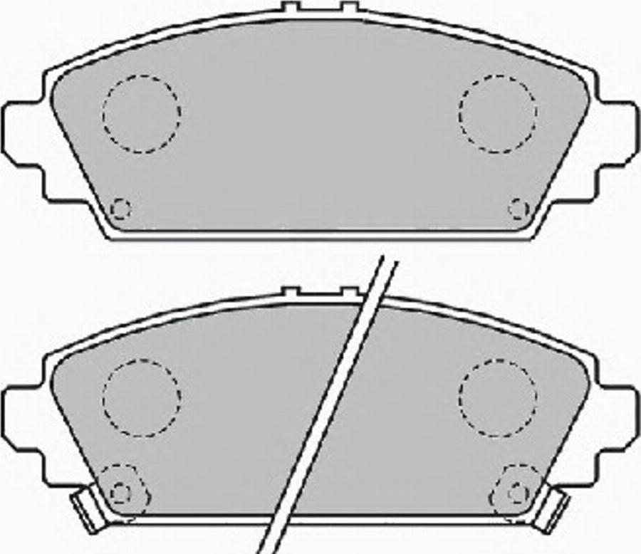 Ferodo FSL1601 - Bremžu uzliku kompl., Disku bremzes www.autospares.lv