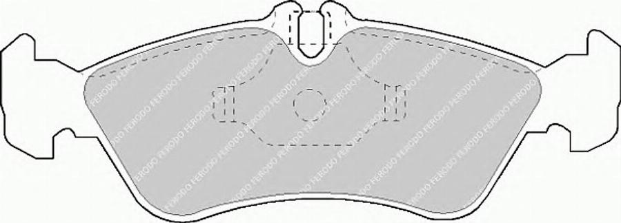 Ferodo FSL1045 - Тормозные колодки, дисковые, комплект www.autospares.lv