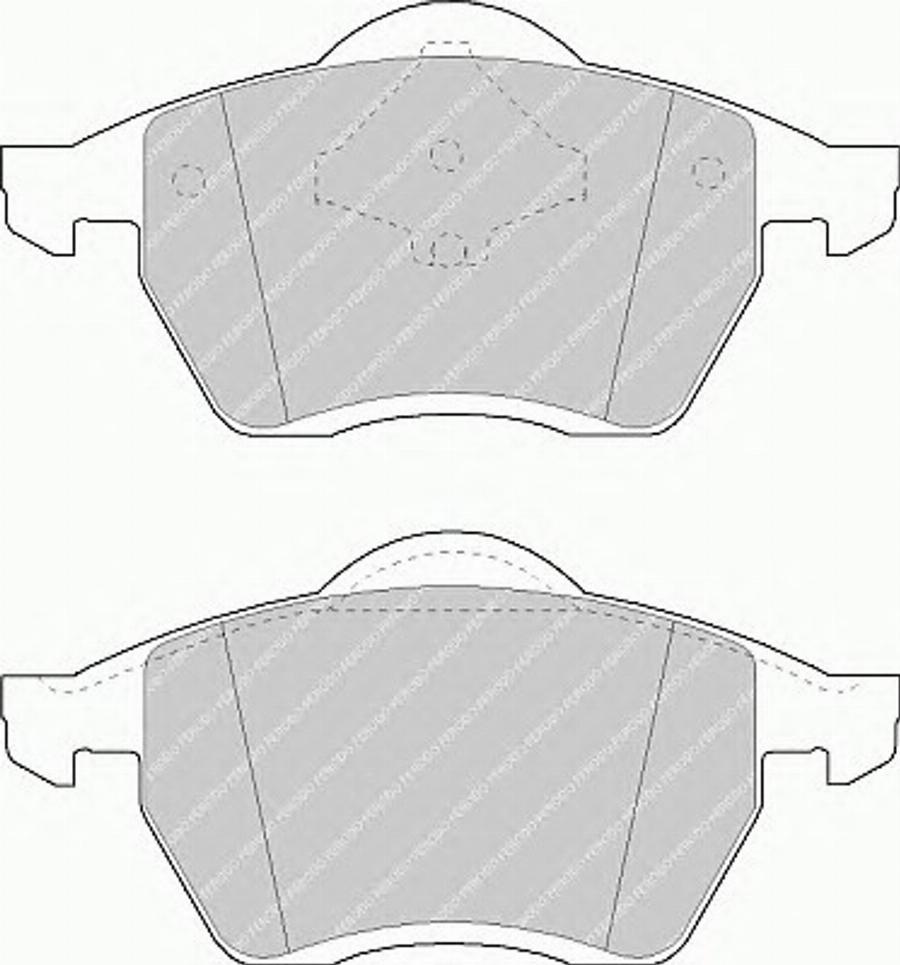 Ferodo FSL1055 - Brake Pad Set, disc brake www.autospares.lv