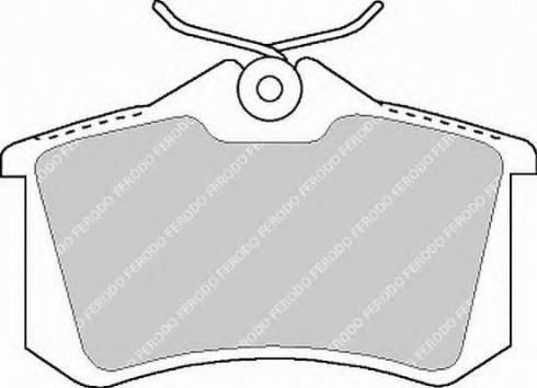 Ferodo FSL1083 - Brake Pad Set, disc brake www.autospares.lv