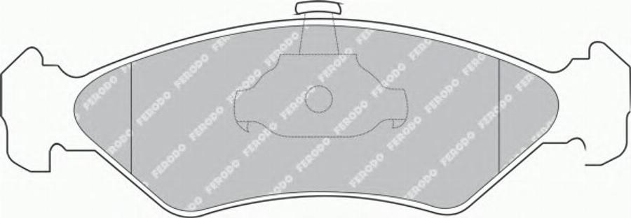 Ferodo FSL1082 - Тормозные колодки, дисковые, комплект www.autospares.lv