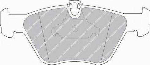 Ferodo FSL1073 - Brake Pad Set, disc brake www.autospares.lv