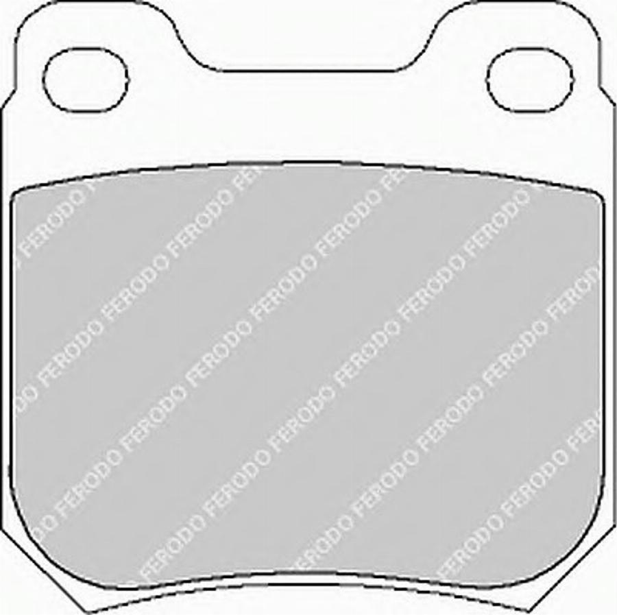 Ferodo FSL1117 - Brake Pad Set, disc brake www.autospares.lv