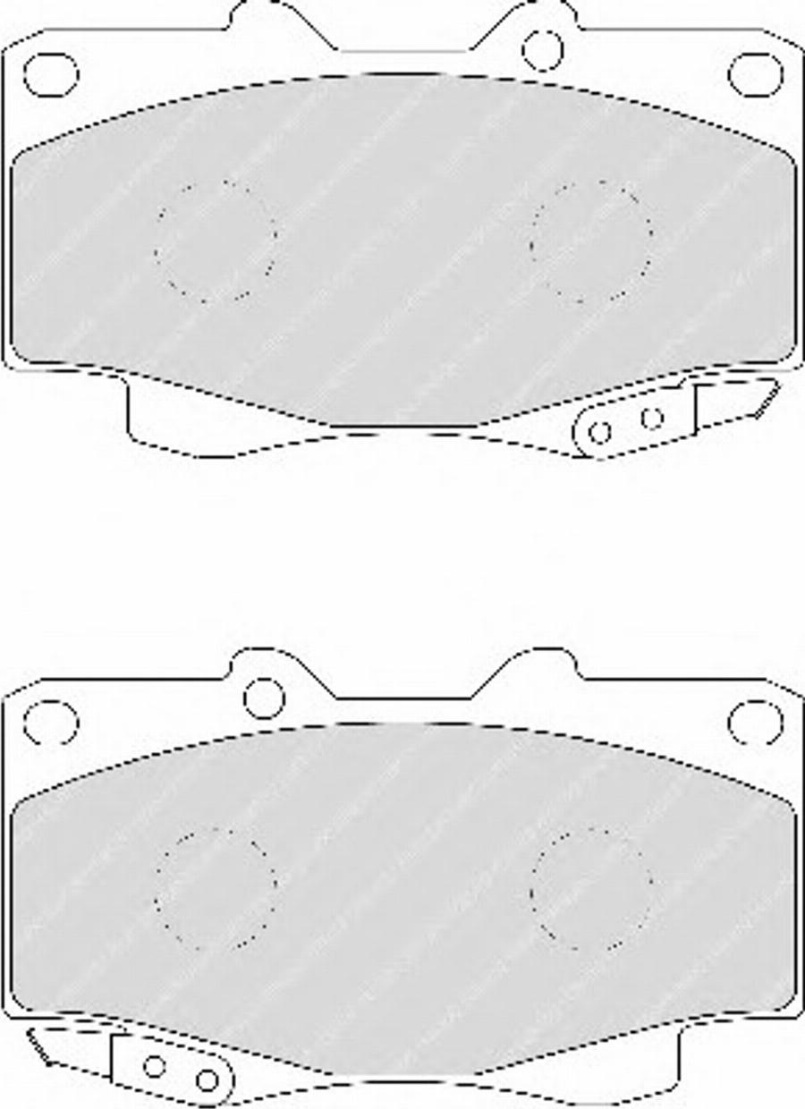 Ferodo FSL1852 - Brake Pad Set, disc brake www.autospares.lv