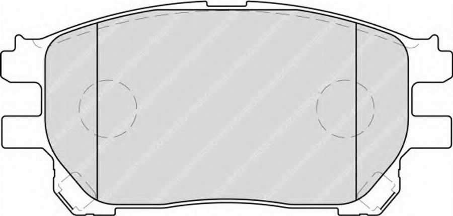 Ferodo FSL1868 - Brake Pad Set, disc brake www.autospares.lv