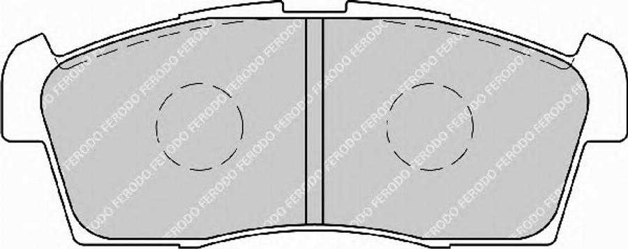 Ferodo FSL1812 - Brake Pad Set, disc brake www.autospares.lv